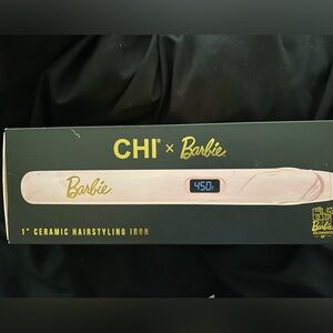 Pink Chi x Barbie 1” ceramic hair styling flat iron